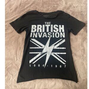 The British Invasion Distressed Tee by The Odd People for Recycled Karma -Size S